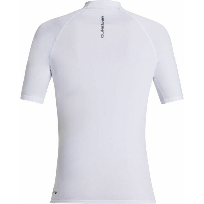 2024 Quiksilver Hombres Everyday UV50 Chaleco De Lycra De Manga Corta AQYWR03130 - White